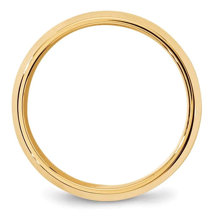 Rings Goldia Solid 14K Yellow Gold 7mm Bevel Edge Comfort Fit MensWomens Wedding Band Ring Size 105 Rings Goldia Solid 14K Yellow Gold 7mm Bevel Edge Comfort Fit MensWomens Wedding Band Ring Size 105