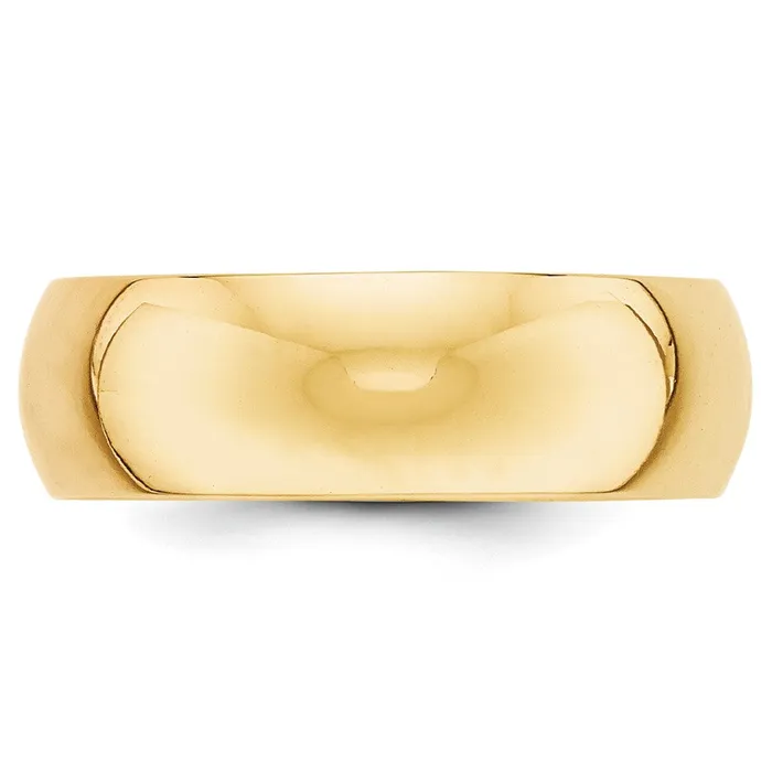 Rings Goldia Solid 14K Yellow Gold 7mm HalfRound Wedding MensWomens Wedding Band Ring Size 11 Rings Goldia Solid 14K Yellow Gold 7mm HalfRound Wedding MensWomens Wedding Band Ring Size 11