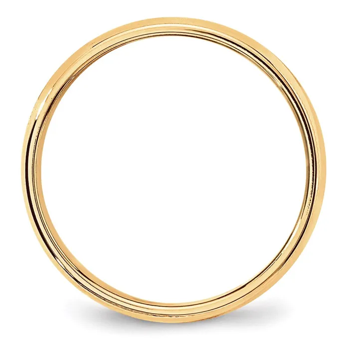 Rings Goldia Solid 18K Yellow Gold 6mm Light Weight Milgrain Half Round MensWomens Wedding Band Ring Size 65 Rings Goldia Solid 18K Yellow Gold 6mm Light Weight Milgrain Half Round MensWomens Wedding Band Ring Size 65