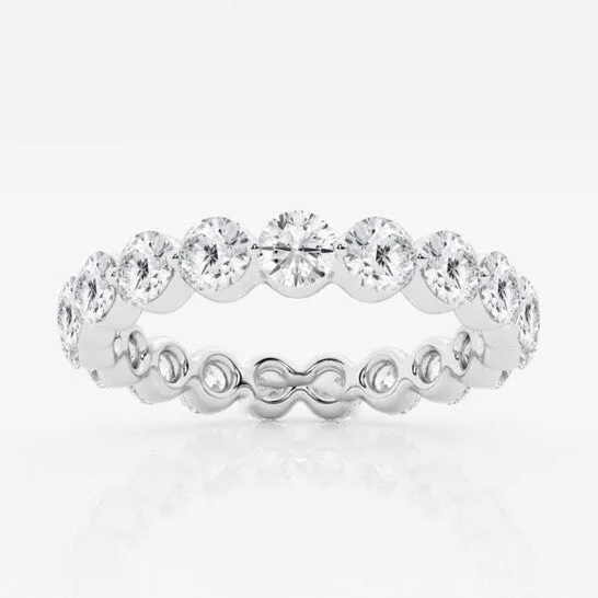 Rings JMS always Original Brilliant Diamond 14K White Gold 2 CTTW Floating RoundCut LAB GROWN Diamond Eternity Band G SI Rings JMS always Original Brilliant Diamond 14K White Gold 2 CTTW Floating RoundCut LAB GROWN Diamond Eternity Band G SI
