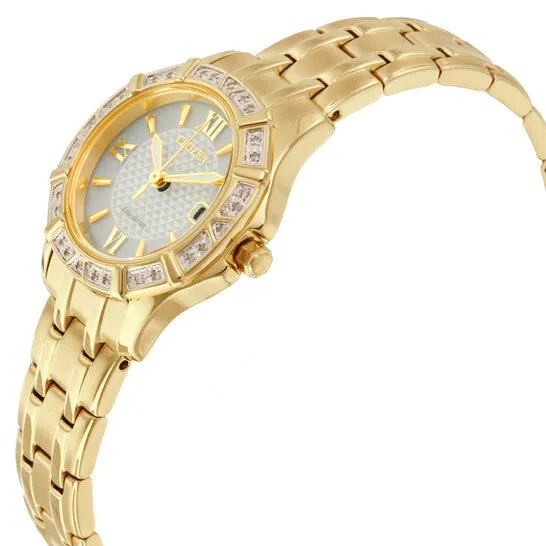 Rings JMS always Original Citizen Diamond Silver Dial Yellow Goldtone Ladies Watch EW236255A Rings JMS always Original Citizen Diamond Silver Dial Yellow Goldtone Ladies Watch EW236255A