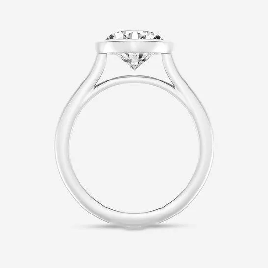 Rings Original Brilliant Diamond 2 cttw RoundCut Lab Grown Diamond Bezel Set Solitaire Engagement Ring in Platinum FGVSSI JMS always Rings Original Brilliant Diamond 2 cttw RoundCut Lab Grown Diamond Bezel Set Solitaire Engagement Ring in Platinum FGVSSI JMS always