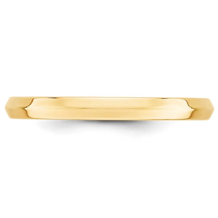 Rings Solid 14K Yellow Gold 25mm Knife Edge Comfort Fit MensWomens Wedding Band Ring Size 6 Goldia Rings Solid 14K Yellow Gold 25mm Knife Edge Comfort Fit MensWomens Wedding Band Ring Size 6 Goldia