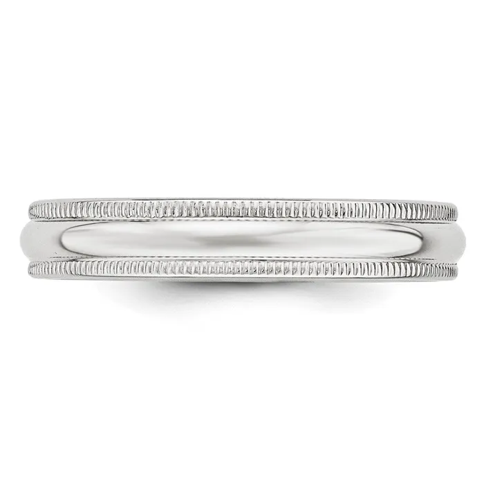 Rings Solid 14K Yellow Gold White Gold 4mm Milgrain MensWomens Wedding Band Ring Size 9 Goldia Rings Solid 14K Yellow Gold White Gold 4mm Milgrain MensWomens Wedding Band Ring Size 9 Goldia