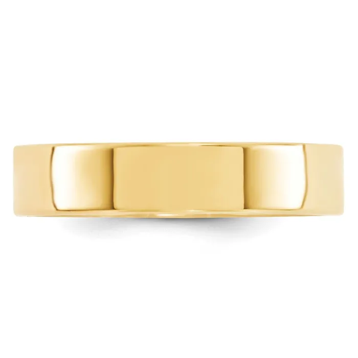 Rings Solid 18K Yellow Gold 5mm Standard Flat Comfort Fit MensWomens Wedding Band Ring Size 75 Goldia Rings Solid 18K Yellow Gold 5mm Standard Flat Comfort Fit MensWomens Wedding Band Ring Size 75 Goldia