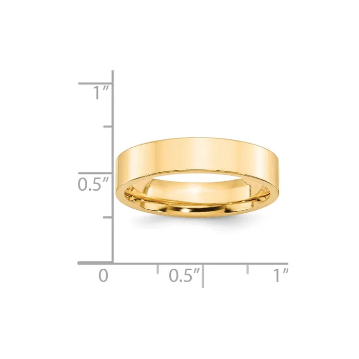 Rings Solid 18K Yellow Gold 5mm Standard Flat Comfort Fit MensWomens Wedding Band Ring Size 75 Goldia Rings Solid 18K Yellow Gold 5mm Standard Flat Comfort Fit MensWomens Wedding Band Ring Size 75 Goldia