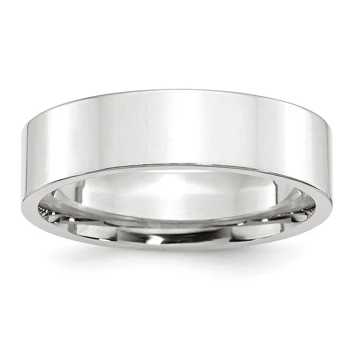 Solid 10K White Gold 6mm Standard Flat Comfort Fit MensWomens Wedding Band Ring Size 85 Goldia Rings Solid 10K White Gold 6mm Standard Flat Comfort Fit MensWomens Wedding Band Ring Size 85 Goldia Rings