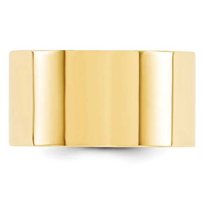 Solid 10K Yellow Gold 12mm Standard Flat Comfort Fit MensWomens Wedding Band Ring Size 105 Goldia Rings Solid 10K Yellow Gold 12mm Standard Flat Comfort Fit MensWomens Wedding Band Ring Size 105 Goldia Rings