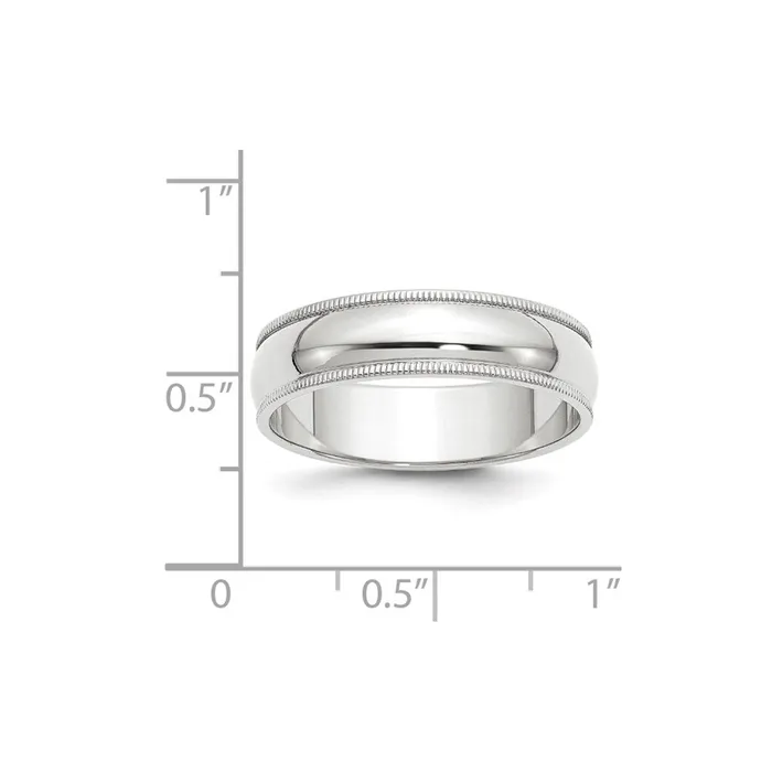 Solid 10K Yellow Gold White Gold 6mm Milgrain MensWomens Wedding Band Ring Size 9 Goldia Rings Solid 10K Yellow Gold White Gold 6mm Milgrain MensWomens Wedding Band Ring Size 9 Goldia Rings