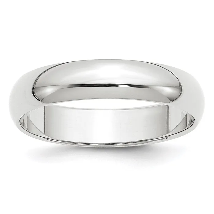 Solid 14K Yellow Gold White Gold 5mm HalfRound MensWomens Wedding Band Ring Size 9 Goldia Rings Solid 14K Yellow Gold White Gold 5mm HalfRound MensWomens Wedding Band Ring Size 9 Goldia Rings