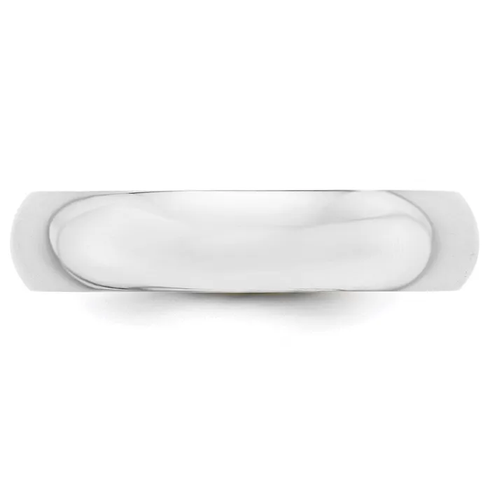 Solid 14K Yellow Gold White Gold 5mm HalfRound MensWomens Wedding Band Ring Size 9 Goldia Rings Solid 14K Yellow Gold White Gold 5mm HalfRound MensWomens Wedding Band Ring Size 9 Goldia Rings