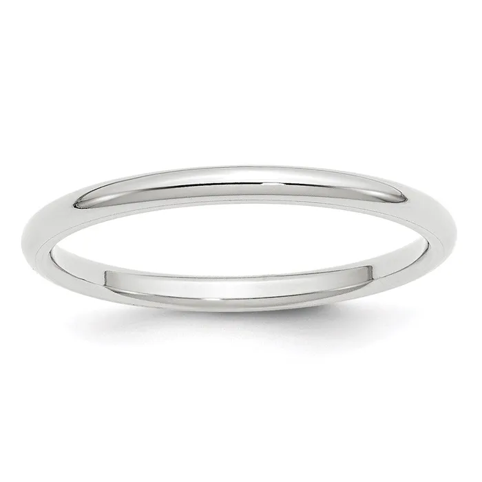 Solid 18K White Gold 2mm Standard Comfort Fit MensWomens Wedding Band Ring Size 12 Goldia Rings Solid 18K White Gold 2mm Standard Comfort Fit MensWomens Wedding Band Ring Size 12 Goldia Rings
