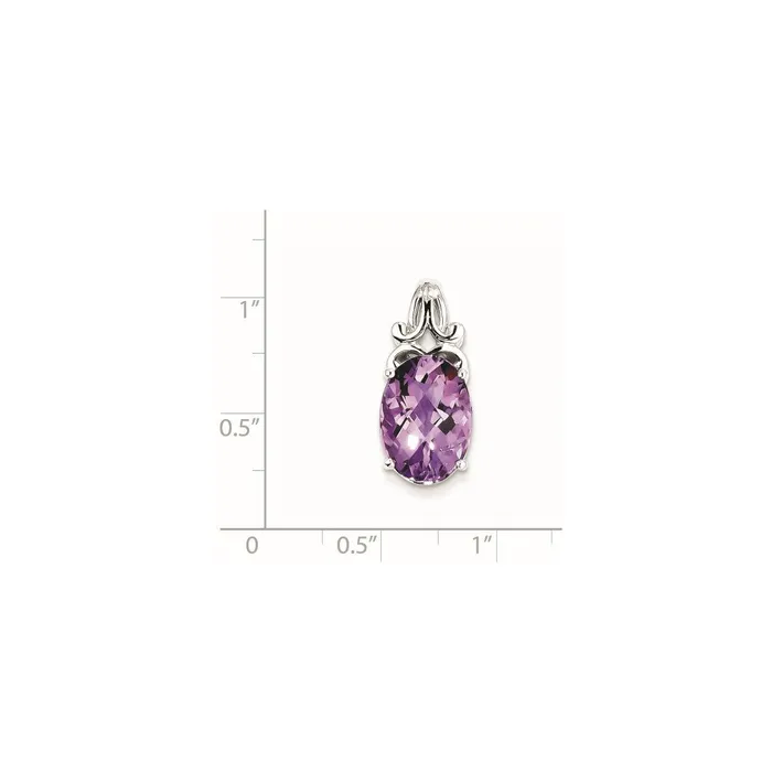 Sterling Silver Amethyst Pendant Goldia Necklaces