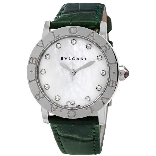 Watches JMS always Original Bvlgari Automatic Diamond White Mother of Pearl Dial Ladies Watch 102746 Watches JMS always Original Bvlgari Automatic Diamond White Mother of Pearl Dial Ladies Watch 102746