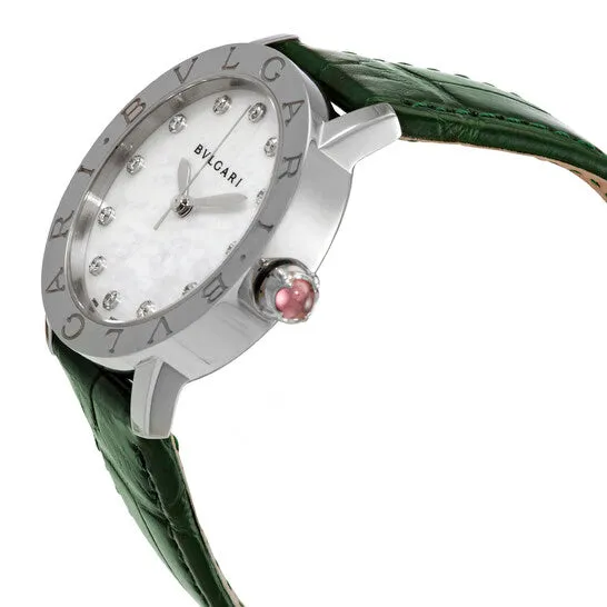 Watches JMS always Original Bvlgari Automatic Diamond White Mother of Pearl Dial Ladies Watch 102746 Watches JMS always Original Bvlgari Automatic Diamond White Mother of Pearl Dial Ladies Watch 102746