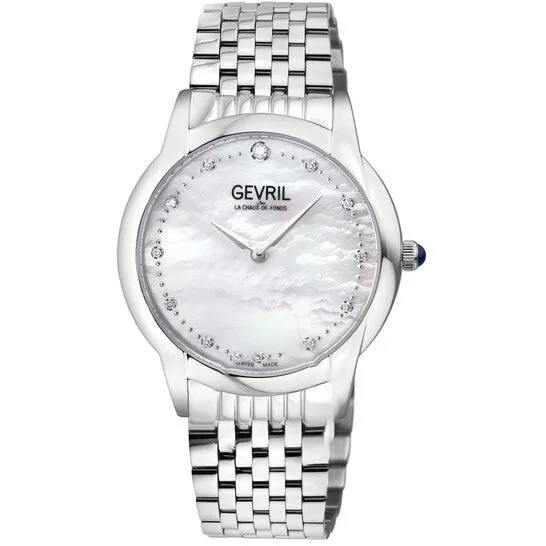 Watches JMS always Original Gevril Airolo Diamond Mother of Pearl Dial Ladies Watch 13041B Watches JMS always Original Gevril Airolo Diamond Mother of Pearl Dial Ladies Watch 13041B