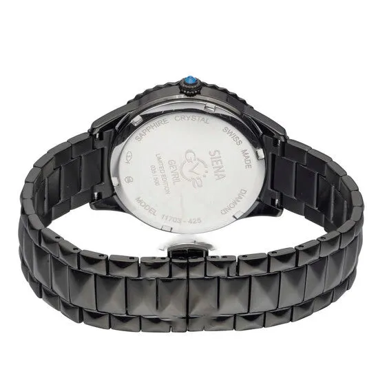 Watches JMS always Original GV2 by Gevril Siena Quartz Black Dial Diamond Ladies Watch 11703425 Watches JMS always Original GV2 by Gevril Siena Quartz Black Dial Diamond Ladies Watch 11703425