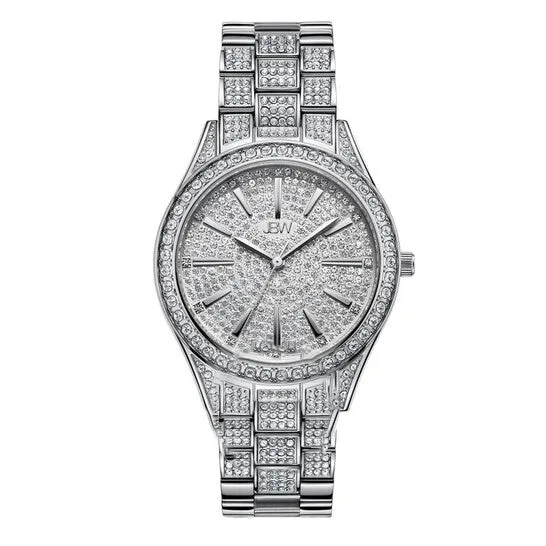Watches JMS always Original JBW Cristal 34 Quartz Diamond Silver Dial Ladies Watch J6383C Watches JMS always Original JBW Cristal 34 Quartz Diamond Silver Dial Ladies Watch J6383C