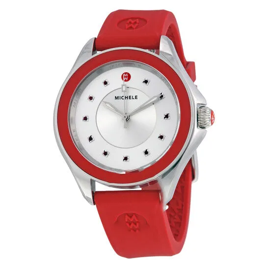 Watches JMS always Original Michele Cape Silver Dial Red Topaz Ladies Watch MWW27A000017 Watches JMS always Original Michele Cape Silver Dial Red Topaz Ladies Watch MWW27A000017