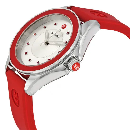Watches JMS always Original Michele Cape Silver Dial Red Topaz Ladies Watch MWW27A000017 Watches JMS always Original Michele Cape Silver Dial Red Topaz Ladies Watch MWW27A000017