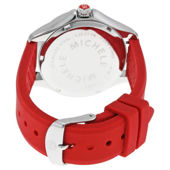 Watches JMS always Original Michele Cape Silver Dial Red Topaz Ladies Watch MWW27A000017 Watches JMS always Original Michele Cape Silver Dial Red Topaz Ladies Watch MWW27A000017