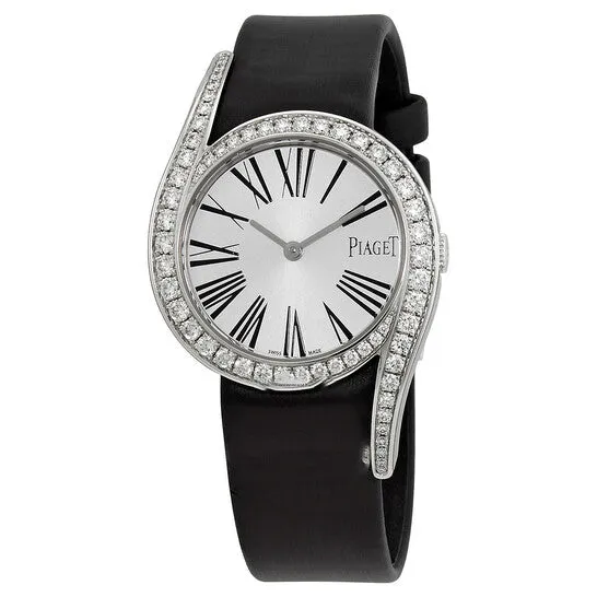 Watches JMS always Original Piaget Limelight Gala Silver Diamond Dial Satin Ladies Watch GOA38160 Watches JMS always Original Piaget Limelight Gala Silver Diamond Dial Satin Ladies Watch GOA38160