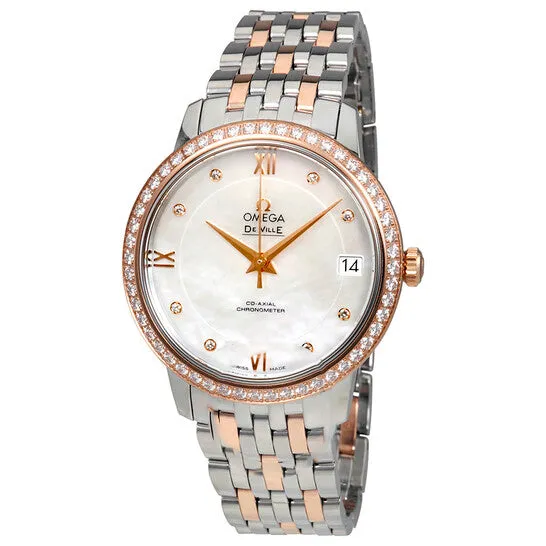 Watches JMS always Original Preowned Omega De Ville Diamond Mother of Pearl Dial Ladies Watch 42425332055002 Watches JMS always Original Preowned Omega De Ville Diamond Mother of Pearl Dial Ladies Watch 42425332055002