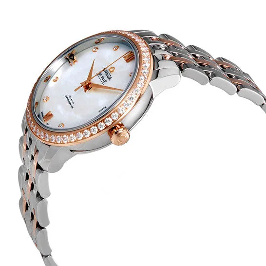 Watches JMS always Original Preowned Omega De Ville Diamond Mother of Pearl Dial Ladies Watch 42425332055002 Watches JMS always Original Preowned Omega De Ville Diamond Mother of Pearl Dial Ladies Watch 42425332055002