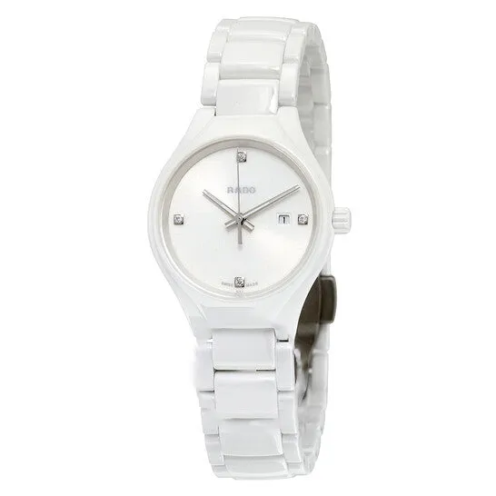 Watches JMS always Original Rado True Hightech White Ceramic Diamond Ladies Watch R27061712 Watches JMS always Original Rado True Hightech White Ceramic Diamond Ladies Watch R27061712
