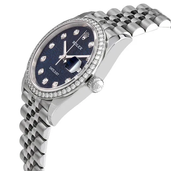 Watches JMS always Original Rolex Datejust 36 Blue Jubilee Diamond Diall Automatic Unisex Watch 126284BLJDJ Watches JMS always Original Rolex Datejust 36 Blue Jubilee Diamond Diall Automatic Unisex Watch 126284BLJDJ