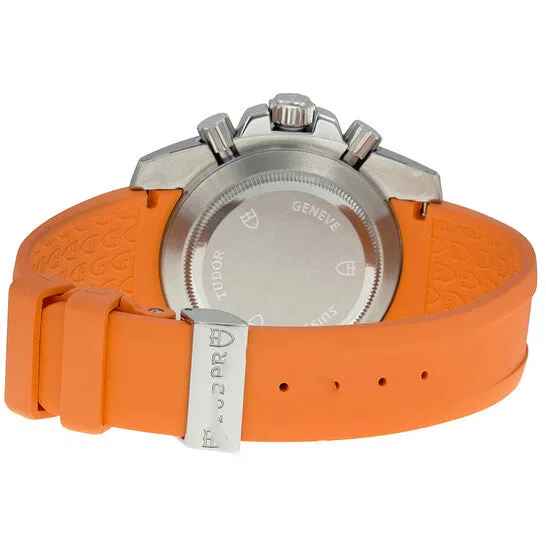 Watches JMS always Original Tudor Chronograph Dial Diamond Orange Rubber Ladies Watch 20310WOASORS Watches JMS always Original Tudor Chronograph Dial Diamond Orange Rubber Ladies Watch 20310WOASORS