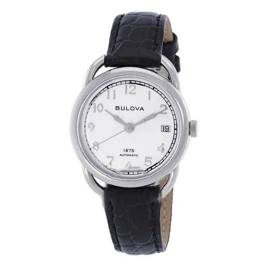 Watches Original Bulova Commodore Automatic White Dial Ladies Watch 96M152 JMS always Watches Original Bulova Commodore Automatic White Dial Ladies Watch 96M152 JMS always