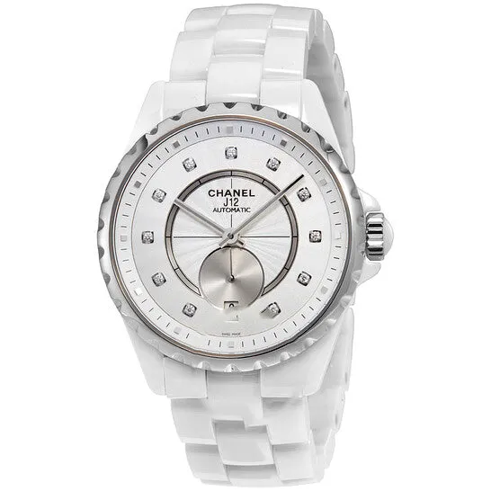 Watches Original Chanel J12365 White Opaline Diamond Dial Ceramic Ladies Watch H4345 JMS always Watches Original Chanel J12365 White Opaline Diamond Dial Ceramic Ladies Watch H4345 JMS always