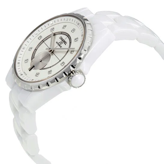 Watches Original Chanel J12365 White Opaline Diamond Dial Ceramic Ladies Watch H4345 JMS always Watches Original Chanel J12365 White Opaline Diamond Dial Ceramic Ladies Watch H4345 JMS always